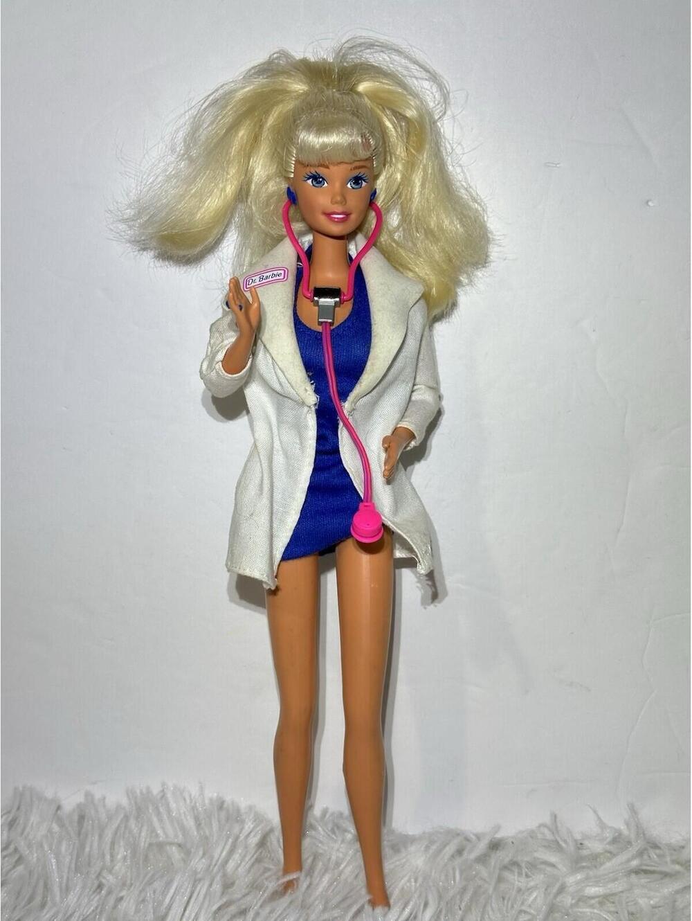 Vintage 1993 Mattel Dr. Barbie Doll #11160 Hear Baby’s Heartbeat Loose 90s Read*